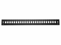 Equip 337100 accessoire de baies de branchements (24-Port Front Panel For - Lc-Duplex, Sc-Simplex, 1U, - Black - Warranty: 12M)