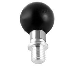 RAM Mounts Ball Adapter with M10 X 1.5" Threaded Post (RAM BASE W/ M10 X 1.5 PITCH - & 1Inch BALL - Warranty: 1188M)