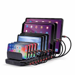 Lindy Station de Charge USB 10 Ports, 96W (10 Port Usb Charging Station - Warranty: 24M)