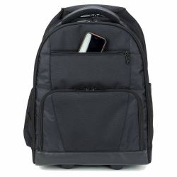 Targus TSB700EU laptop case 39.6 cm [15.6"] Backpack Black (ROLLING LAPTOP BACKPACK - BLACK 15-15.6IN)
