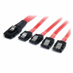 StarTech.com 50cm Serial Attached SCSI SAS Cable - SFF-8087 to 4x Latching SATA (50CM SAS LATCHING CABLE - SFF-8087 TO 4X)
