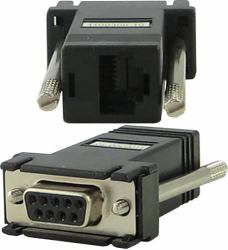 Perle DBA0020C RJ-45 DB-9 Noir 