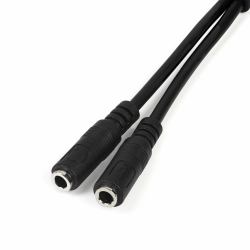 StarTech.com Headset adapter for headsets with separate headphone / microphone plugs - 3.5mm 4 position to 2x 3 position 3.5mm M/F (4 POSITION TO 2X 3 POSITION - 3.5MM HEADSET SPLITTER ADAPTER)