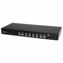 StarTech.com 8 Port 1U Rackmount USB KVM Switch Kit with OSD and Cables (8 PORT 1U RACK MOUNT USB KVM - SWITCH KIT WITH OSD AND CABLES)