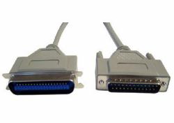 Cables Direct PC-107 parallel cable Grey 7 m (CDL 7MTR D25 M - 36 Cent M)
