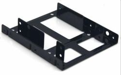 CoreParts MS35252 computer case part HDD mounting bracket (Dual 2.5" to 3.5" Bracket, 12 - screws included Twelve [12] - screws included Support two 2.5" HDD or SSD into 3.5" bay - Warranty: 12M)