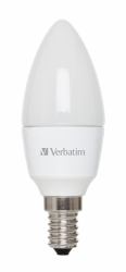 Verbatim LED Candle, Frosted, E14, 4.5W (Verbatim Home 4.5w Frosted Candle E14 2700k 350Lm)