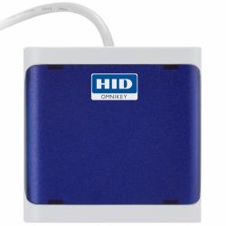 HID Identity OMNIKEY 5022 lecteur de cartes à puce Intérieure USB 2.0 Bleu (An Omnikey product- the 5022CL is a USB connected contactless smart card reader with CCID drivers built in. Reads and w...