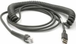 Datalogic CAB-467 accessoire pour lecteur de code barres (CAB-467 CABLE USB TYPE A COILED - FULL SP 3.6M)