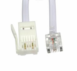 Cables Direct RJ11/BT 10m Blanc 
