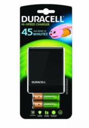 Duracell CEF27EU chargeur de batterie (Duracell 45m Charger + 2 x AA/AAA)