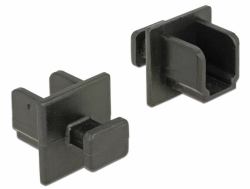 DeLOCK 64010 socket safety cover Black 10 pc[s] (Delock - stÃ¸vdÃ¦kke)