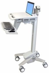 Ergotron StyleView EMR Laptop Cart, SV40 Aluminium, Gris, Blanc Ordinateur portable Panier multimédia (SV40 NB NON-POWER CART - STYLEVIEW 17.3IN 8.2KG)