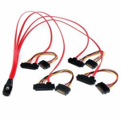 StarTech.com 50cm Internal Serial Attached SCSI Mini SAS Cable - SFF8087 to 4x SFF8482 (50CM INTERNAL MINI SAS CABLE - - F8087 TO 4X SFF8482)