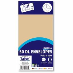 Tallon 4675-MANILA enveloppe Beige 50 pièce[s] 