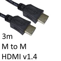 target Cables Direct 77HDMI-030 câble HDMI 3 m HDMI Type A [Standard] Noir 
