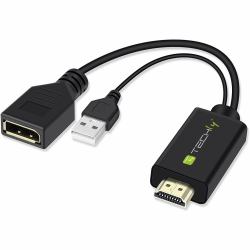 Techly ICOC HDMI-DP12A convertisseur de signal vidéo 4096 x 2160 pixels 