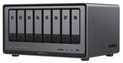 Ugreen NASync DXP8800 Plus NAS Bureau Intel® Core™ i5 i5-1235U 8 Go DDR5 UGOS Pro Noir 