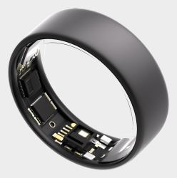 Ultrahuman Ring AIR Non Anneau intelligent de suivi d'activité Gris 
