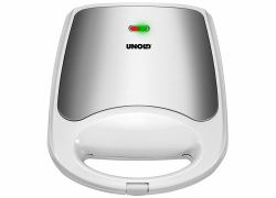 Unold 48480 gaufrier et appareil à croque-monsieur 1100 W Acier inoxydable, Blanc 