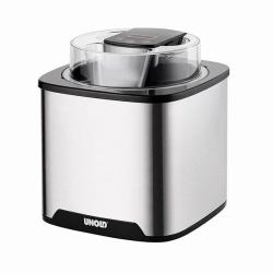 Unold 48855 sorbetière Sorbetière traditionnelle 1,5 L 12 W Noir, Acier inoxydable 