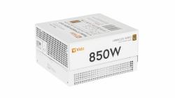 VIDA 850W Heracles White ATX 3.1 Gaming PSU, 80+ Bronze, 140mm Ultra-Quiet FDM Fan, Flat White Cables, PCIe 5.1, Power Lead Not Included unité d'alimentation d'énergie 24-pin ATX Blanc 