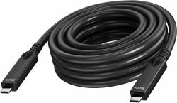 Vision TC 15MUSBC/BL câble USB 15 m USB C Noir 