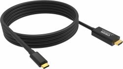 Vision TC 2MUSBCHDMI8K/BL câble de téléphone portable Noir 2 m USB C 