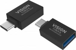 Vision TC-USBC3A/BL changeur de genre de câble USB C USB 3.0 A Noir 