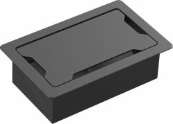 Vision TC3 SURRTB range-câbles Boîtier de câbles Bureau Noir, Blanc 1 pièce[s] 
