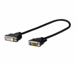 Vivolink PRODVIADAPDVI câble DVI 0,2 m DVI-D Noir 