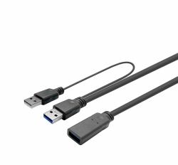 Vivolink PROUSB3AAF15C câble USB USB 3.2 Gen 1 [3.1 Gen 1] 15 m USB A Noir 