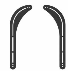 Vivolink VLMSB3270 support de haut-parleurs Support mural tv Noir 