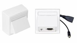 Vivolink WI221170 prise de courant HDMI + 3.5mm Blanc 