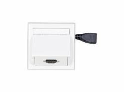 Vivolink WI221184 prise de courant HDMI Blanc 