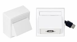 Vivolink WI231275 prise de courant USB A Blanc 