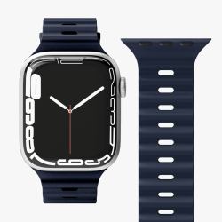 Vonmählen Wave Band Bande Bleu Silicone 